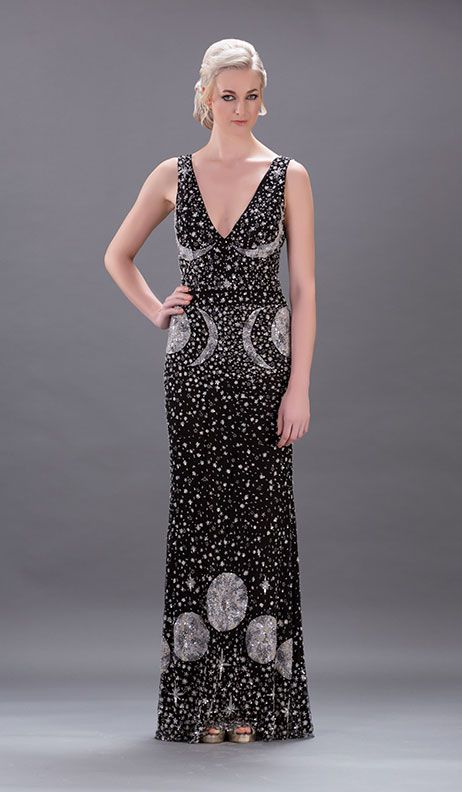 alexander mcqueen moon dress