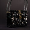 Black floral box - from the runway