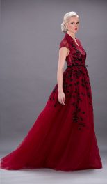 Georges Hobeika – Cherry Cord Lace