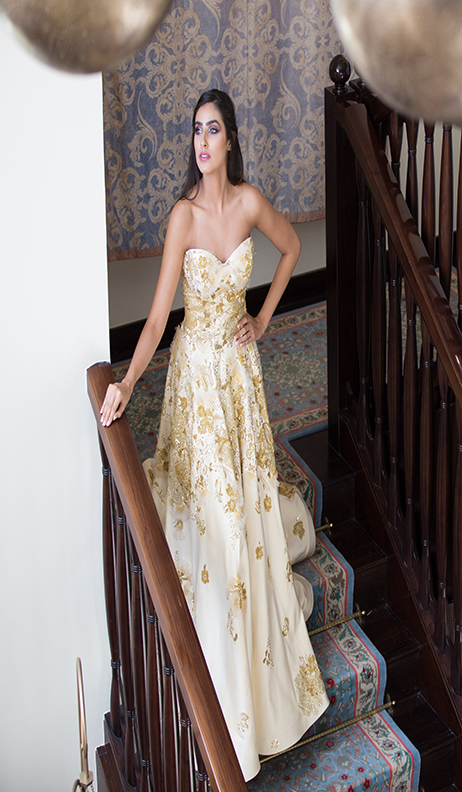 Silken Yellow Dress SW One Fashion Dubai